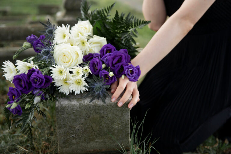 funeral flowers representing end of life planning and final expenses